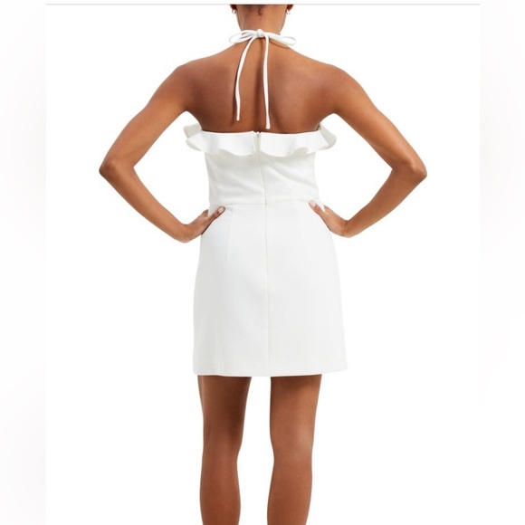French Connection - Whisper Ruffle Halter Neck Dress - Picture 2 of 5